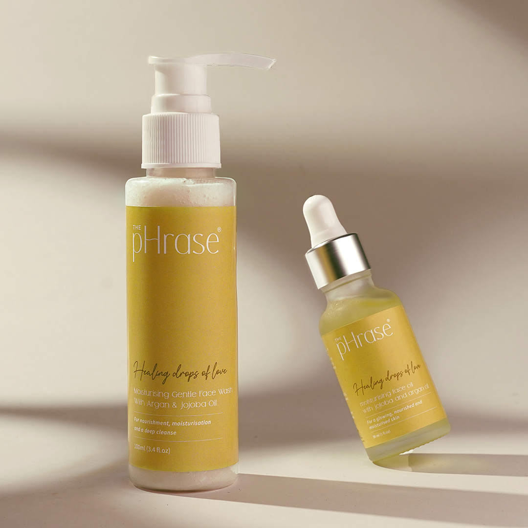 Moisturising Therapy for Dry and Dull Skin , Face Wash (100 ml) & Face Oil (30 ml)