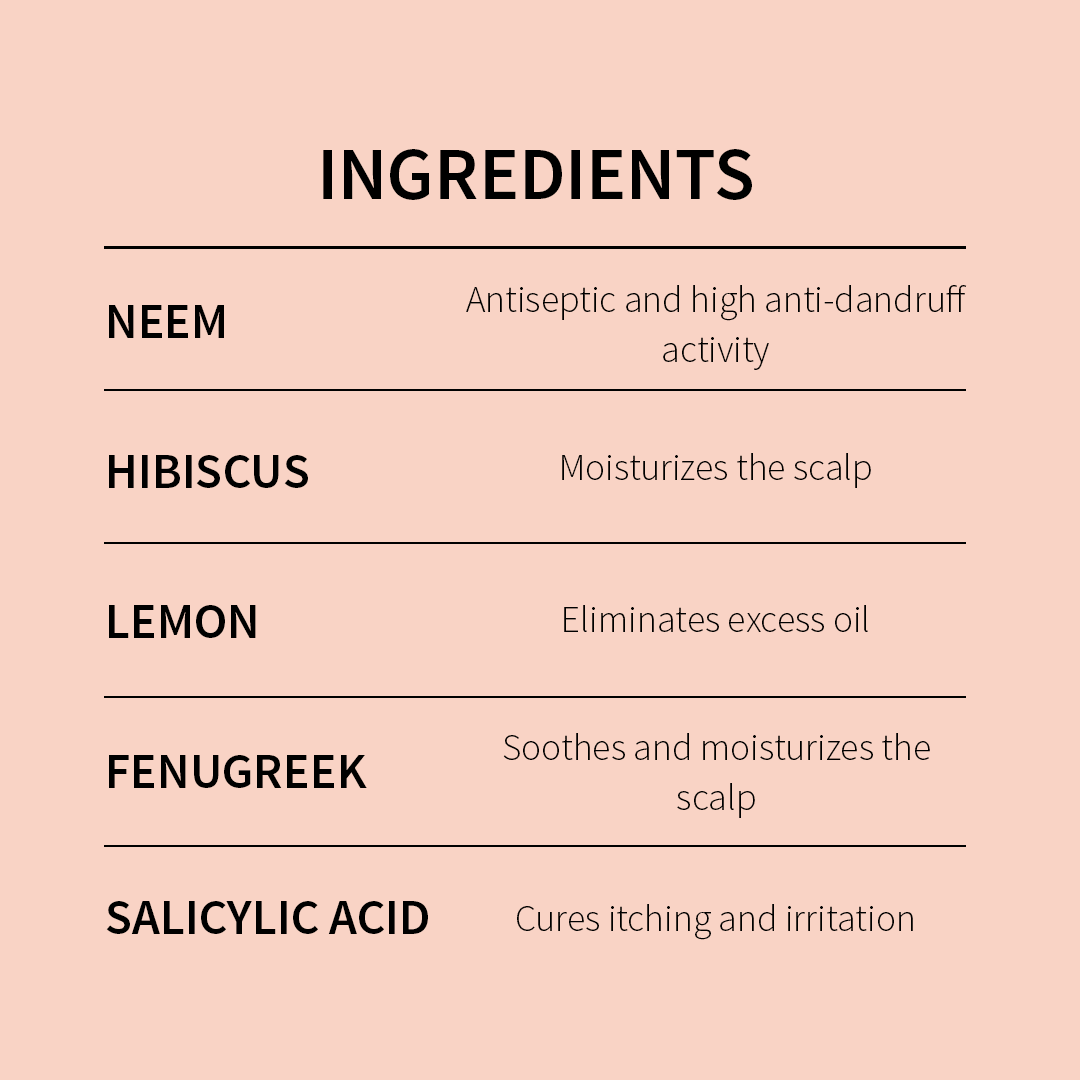 Scalp Serum for Clear Scalp for Dandruff Control with Natural Multivitamins - 100 ml